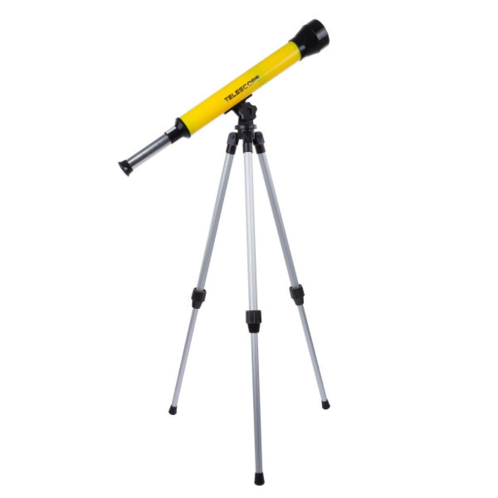 Telescope for Kids with Tripod - 40mm Beginner Optical Viewer with Adjustable Stand and 30x Magnification for Science and Astronomy by Hey Play