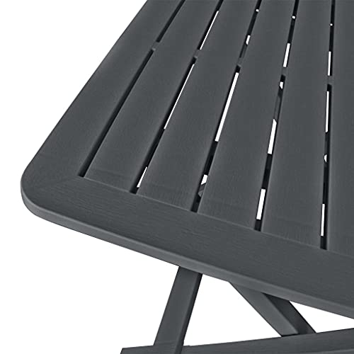 Ensemble bistrot pliable 3 pièces avec table et 2 chaises de jardin - 6