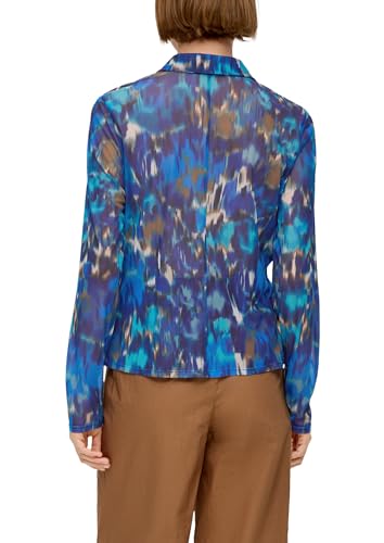 s.Oliver Damen T-Shirt Langarm Blue 34 – Ansicht 2