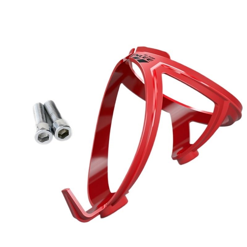 Porte-bouteille de vélo pour cadre de vélo de route coloris rouge