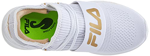 Tênis, Trend 2.0, Fila, Feminino, Branco/Dourado, 37
