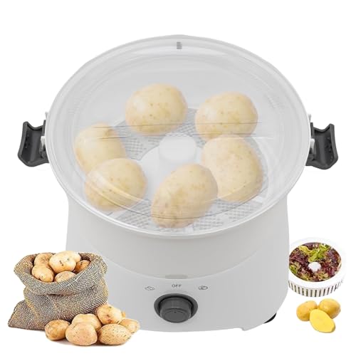 Electric Potato Peeler, Automatic Potato Peeler,Vegetable Dryer Salad Dehydrator, One-Button Drive Portable Potato Peeler Spinner for Household Home Kitchen Restaurant Use