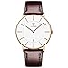 Produktbild BEN NEVIS Uhren,Herren Uhr Flache Analog Quarz Datumsanzeiger Klassisch Mode Wasserdicht Armbanduhr mit Leder Armband