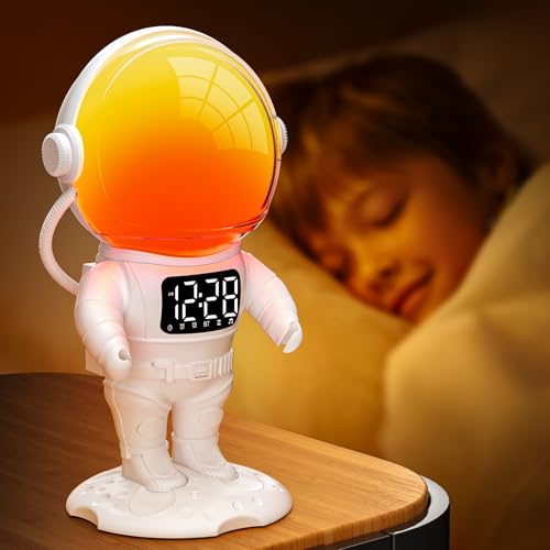 Tageslichtwecker Sonnenaufgang Lichtwecker Wecker mit Licht, Sunrise Wake Up, Smart Bluetooth...