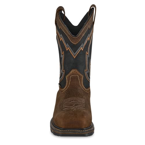 Irish Setter, Marshall, Men’s, 11", Waterproof, Non-Metallic Safety Toe, Work Boot, Brown/Black, 11.5 D (Medium) by Irish Setter - Image 5