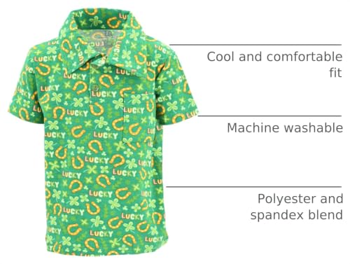 Image of Unique Baby Short Sleeve Collared Boys Polo Shirt, Toddler Kids Polo Shirts