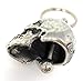 Bravo Bells Skull Bell - Biker Bell Accessory or Key Chain for Good Luck on The Road