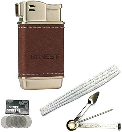 pipa di vetro per fumare l'olio