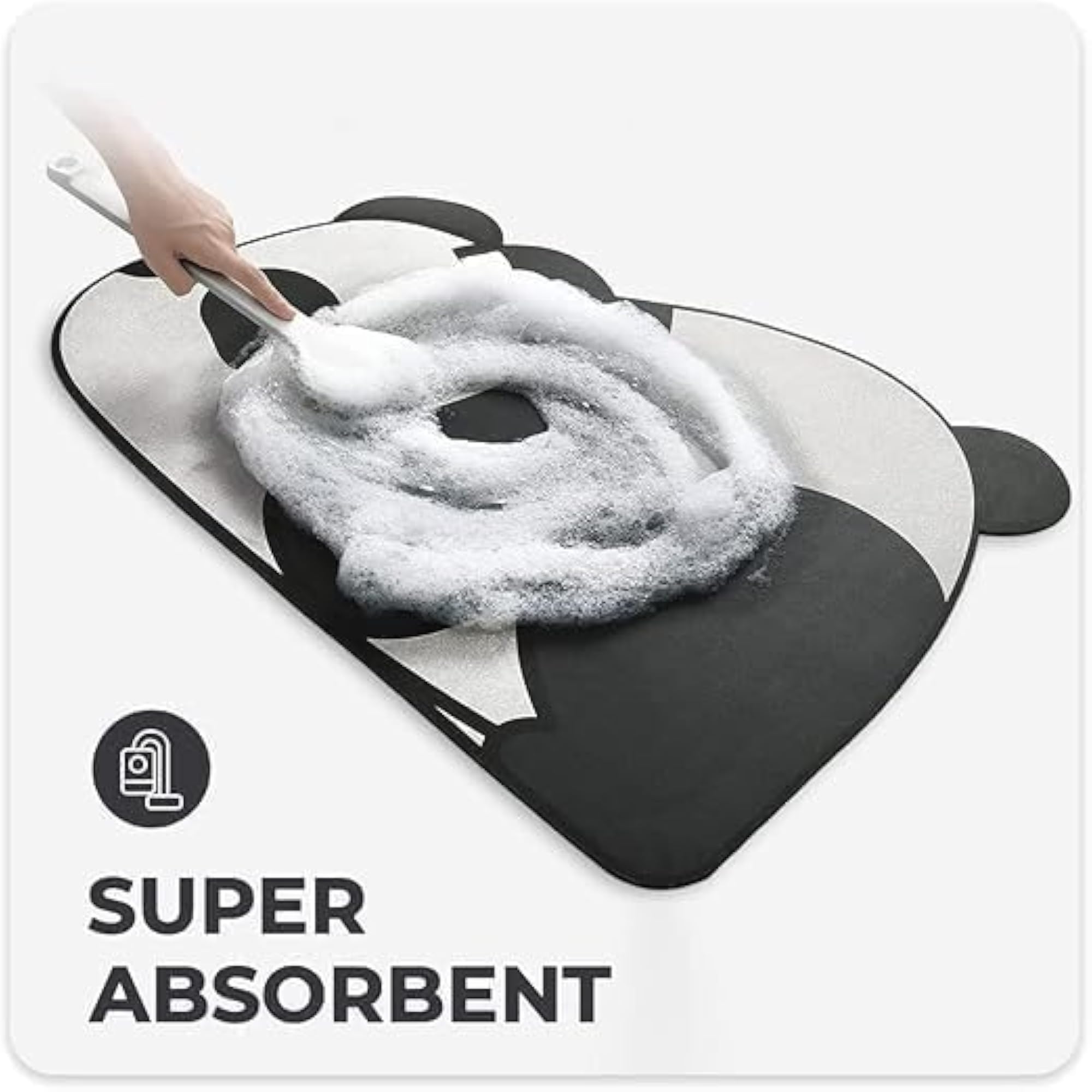Rubber Water Absorbent Mats for Bathroom, Shower, and Kitchen