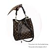 Top Handle Neonoe Strap Geflochtener Echtleder-Griff 31cm für Beaubourg Hobo, Astry Pouch Pochette (Black Handle Gold HW 38cm) #3