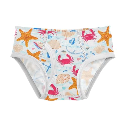 Starfish Crab Anchor Toddler Boy's Underwear 2T 202c1852