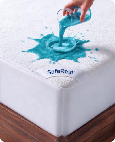 SafeRest Waterproof Queen Size Mattress Protector