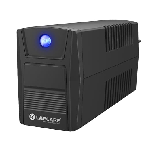 LAPCARE 600VA UPS for Desktop/PC/Computers (not for Routers) with Automatic Voltage Regulation,LPP Plan, AVR, Surge Protecion & Auto Restart, Black (B09RZQ85FL) Amazon Price History, Amazon Price Tracker