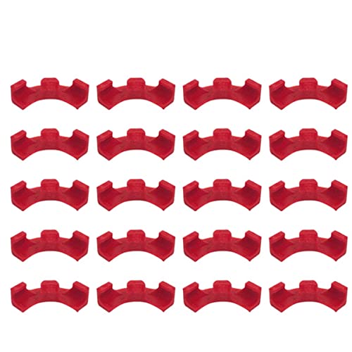 XNAUMAR 10/20/30 PCS 90 Degrés Plant Bender Trainer Croissance Low Stress Training Plant Growing Control Clips-Rouge 20pcs, Espagne