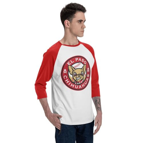 El Paso Chihuahuas Men'S Raglan Sleeves Baseball T-Shirts3