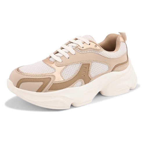Image of Centrino Women Sneaker | Cushioned Insole for Comfort | Stylish Lace-Up Design | Perfect for Casual Outfit for Ladies (9493)