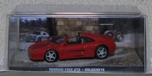 007 フェラーリ F355 GTS(1/43スケール)　ミニカーコレクション Amazon | Altaya 1/43 フェラーリ・F355 GTS red 007 ゴールデンアイ