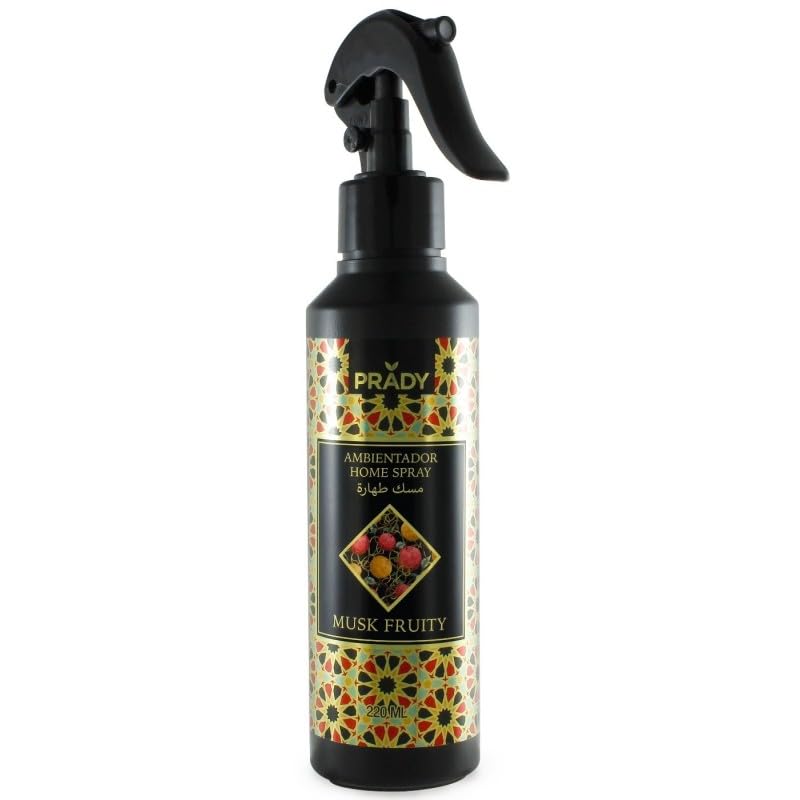 Prady - Ambientador Home Spray Árabe Musk Fruity Tahara - 220 ml - Fragancia Envolvente y Exótica