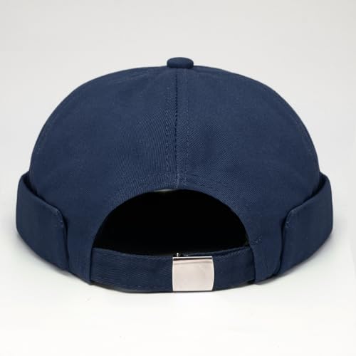 Image of Dome Brimless Hats for Women Men Beanie Docker Cap Sailor Skull Cap
