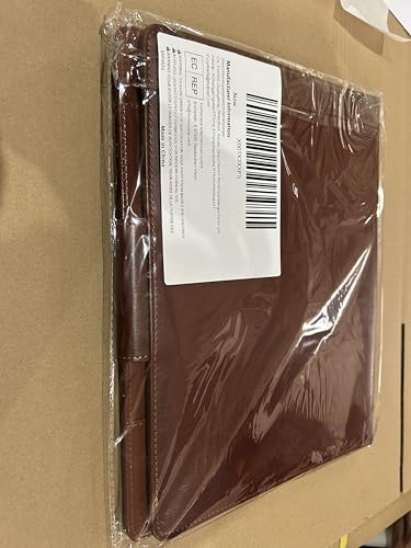 Pasta de couro PU, pasta de couro A4, prancheta de armazenamento com fecho magnético, pasta de currí