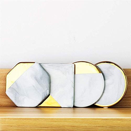 Sets de table antidérapants plaqués or parfaits pour recevoir