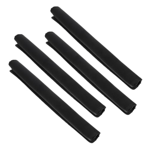 Cubierta protectora para tiradores de cocina de poliéster negro, accesorios de decoración