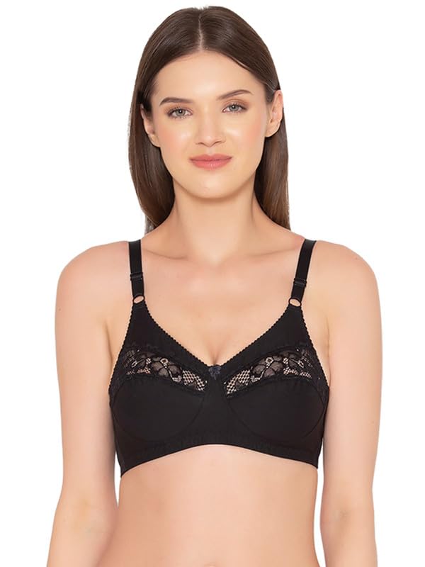 Image of Groversons Paris Beauty Women's Cotton, Full Coverage, Non-Padded, Non-Wired Bra (BR001)