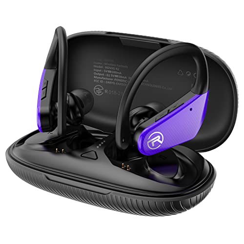 ROVIIS Wireless Earbuds Bluetooth 5.3 Earphones IPX7 Sport Earbuds for ...