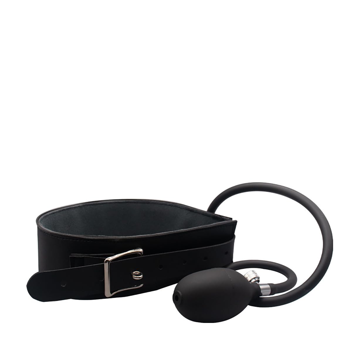 Collier Gonflable Fun pour BDSM – Collier de Jeu de Rôle Ajustable pour Hommes et Femmes – Jouet de Contrainte Réglable pour Adultes