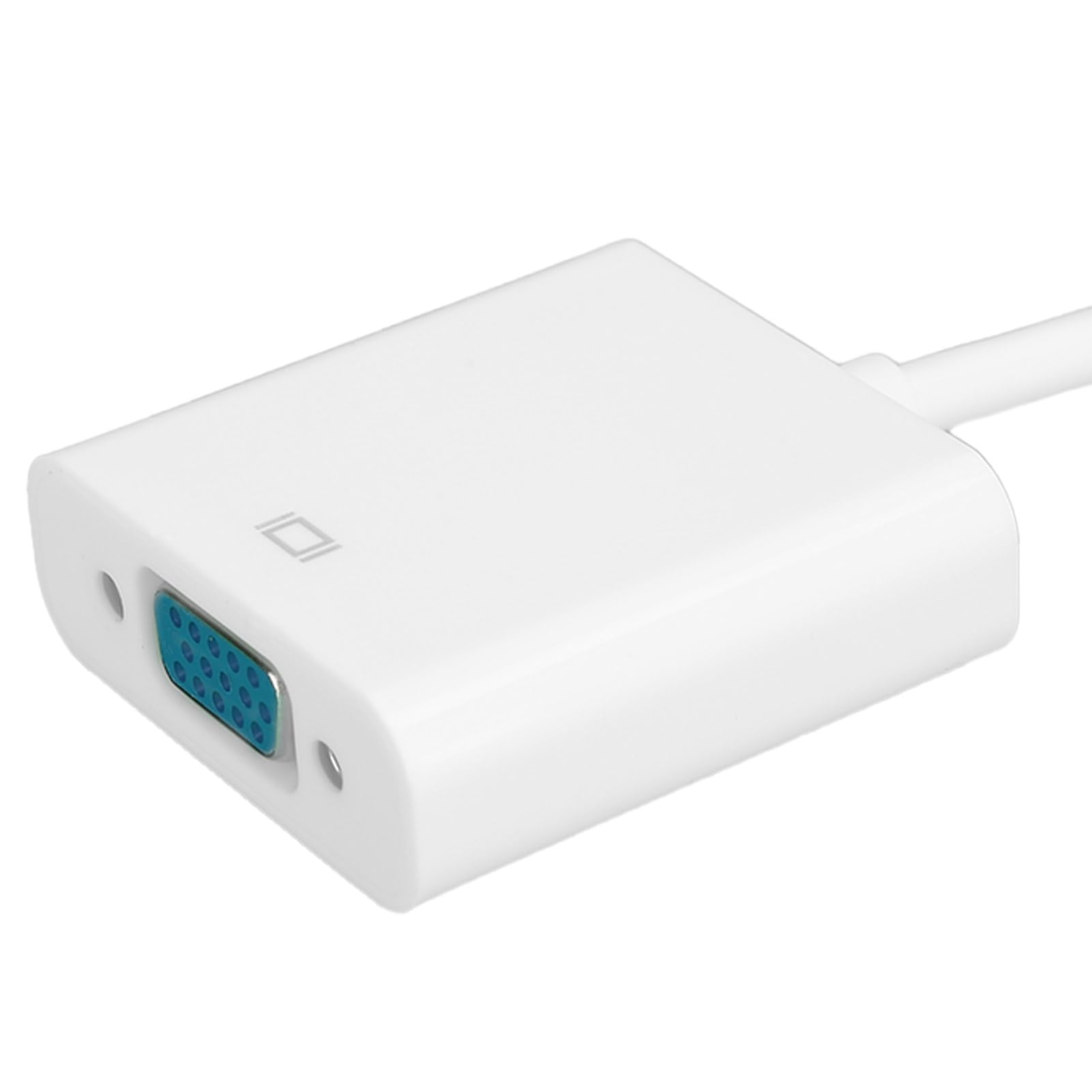 Adapter VGA na HDMI, Interfejs Multimedialny HD na Konwerter Adaptera VGA do Komputera Monitor do Laptopa Projektor (Biały)