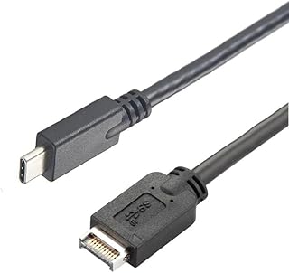 GXMRHWY USB 3.1 Front Panel Header Type-E Male to Type-C Male Cable 1Meter