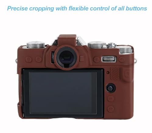 Funda de silicona para cámara Fuji XT30/XT30 II Color Coffee miniatura 3