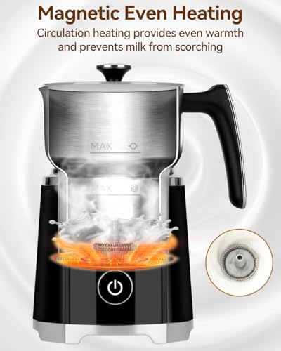 Compact Milk Frother and Steamer for Home Use - Effortless One-Button Operation - Image 7