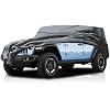 5 Layer Car Cover for Jeep Wrangler JK 2017 2018 4-Door Rubicon Sahara, Semi Custom Fit Full Coverage Pollution, Dust, Sun, Snow, Rain, Hail All Weather Protection, Breathable