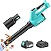 YARDCARE Soplador de Hojas Bateria 18V, Turbo+5 Velocidades, Soplador de Aire Potente, Flujo de Aire de hasta 780 m³/h, Velocidad del Viento de hasta 193 km/h, Extraíble, para Jardín y Césped