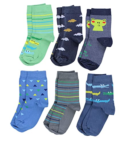 TupTam Kinder Socken Bunt Gemustert 6er Pack für Mädchen und Jungen,...