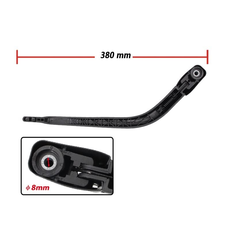 Tylne pióro wycieraczki samochodowej tylne wycieraczki ramię do Mitsubishi Zinger Hatchback (2008-) 380mm akcesoria samochodowe stylizacja