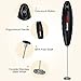 Bonsenkitchen Handheld Milk Frother, Electric Hand Foamer Blender for Drink Mixer, Perfect for Bulletproof coffee, Matcha, Hot Chocolate, Mini Battery Operated Milk Whisk Frother