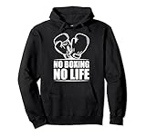 Photo Gallery maglietta divertente con scritta "no boxing no life boxing lover" felpa con cappuccio Photo Gallery maglietta divertente con scritta "no boxing no life boxing lover" felpa con cappuccio