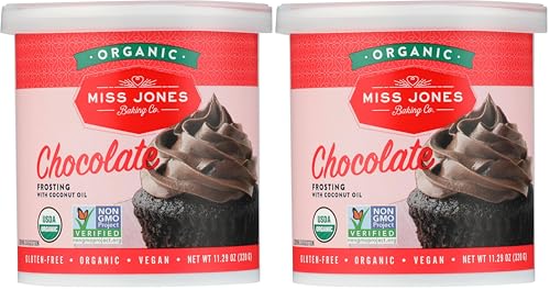 Miss Jones Baking Organic Buttercream Frosting, Perfect for Icing and