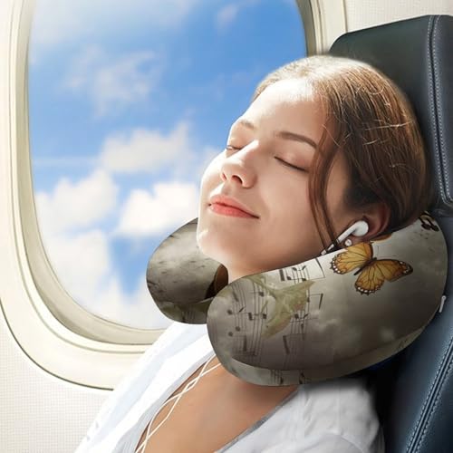 Almohada de viaje U espuma viscoelástica 30x25 cm miniatura 3