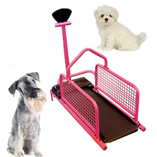 XCSCUK 小型および中型犬用トレッドミル、多機能ペットフィットネストレッドミル、犬用フィットネス機器、ガレージに最適