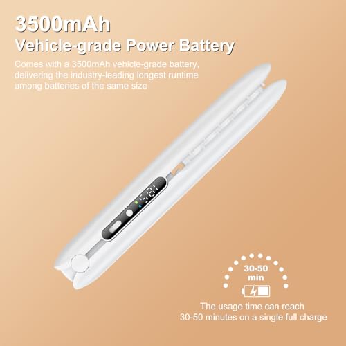Plancha de Pelo Mini Inalámbrica y Con Cable Dual Leeko miniatura 2
