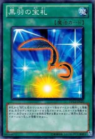Amazon.co.jp: 【シングルカード】遊戯王 黒羽の宝札 DP11