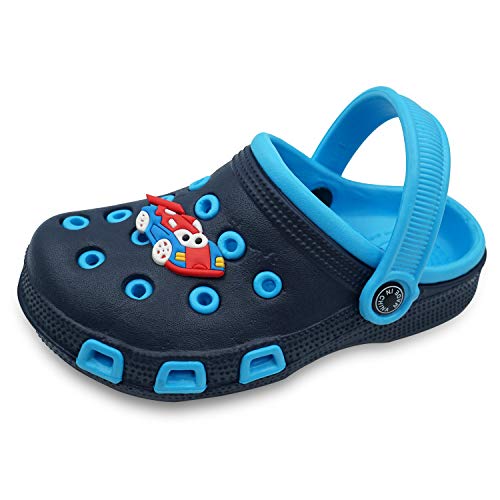 Image of Toddler Little Kids Clogs Slippers Sandals, Non-Slip Girls Boys Clogs Slide Lightweight Garden Shoes Slip-on Beach Pool Shower Slippers