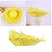 OATIPHO Boho Straw Hat Men Women Hawaiian Straw Boater Hat Bowknot Handmade for Outdoor Activities Yellow