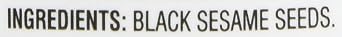 JFC Sesame Seeds Black Roasted, 8-ounces (Pack of3)