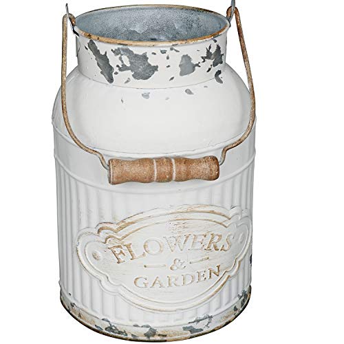 Metal Milk Jug Planter