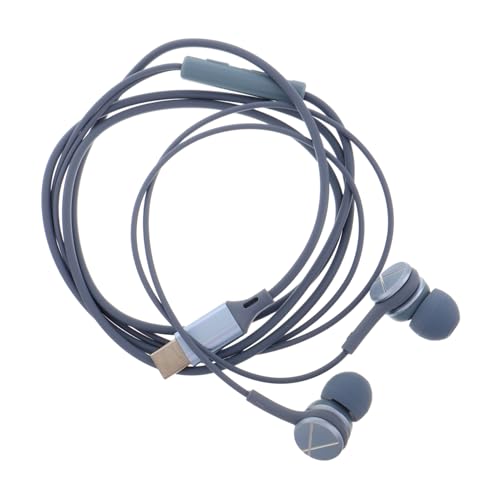 OHPHCALL C Wired Earbuds with Noise Cancellation Portable Ear Headphones for Smartphones and Laptops Lightweight Design for Travel Advanced Noise Isolation for Distraction