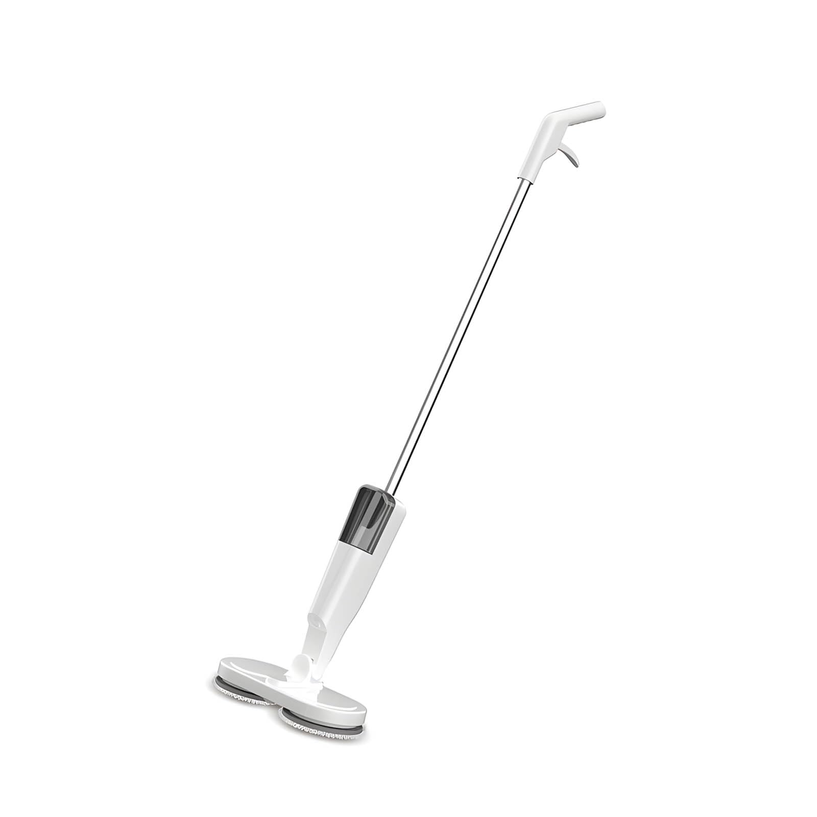Buxuaaaa 2000mAh Cordless Floor Scrubber 180° Head & Extendable Handle for Hardwood Surfaces Usb Rechargeable Electric Mop